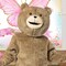Adult Giant Teddy Bear Costume Full Body Jumpsuit with Gloves and Headpiece